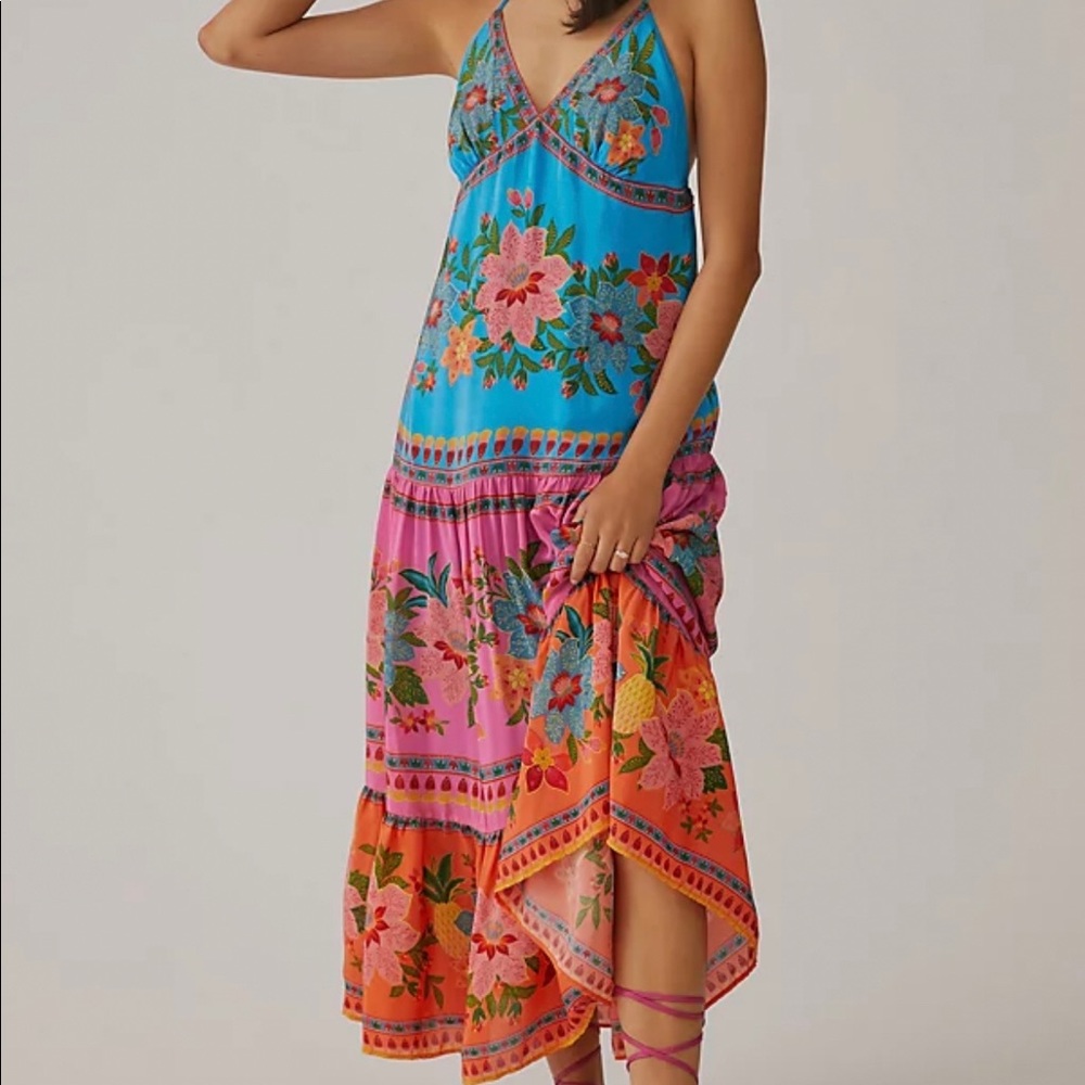 Anthropolgie Farm Rio Maxi/Midi Dress
